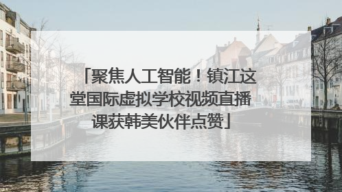 聚焦人工智能！镇江这堂国际虚拟学校视频直播课获韩美伙伴点赞