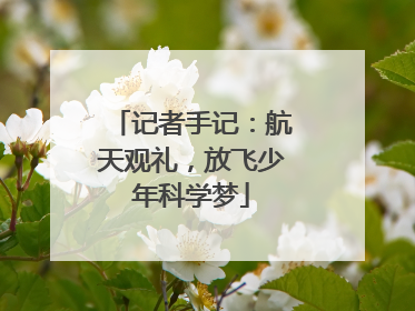 记者手记：航天观礼，放飞少年科学梦