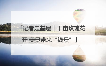 记者走基层｜千亩玫瑰花开 美景带来“钱景”