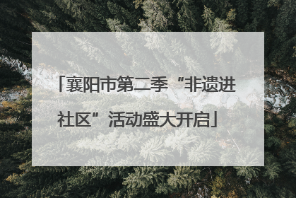 襄阳市第二季“非遗进社区”活动盛大开启