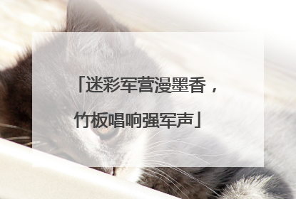 迷彩军营漫墨香，竹板唱响强军声