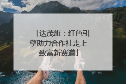 达茂旗：红色引擎助力合作社走上致富新赛道