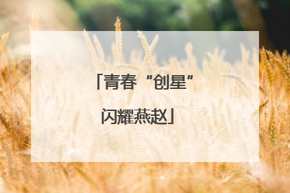 青春“创星” 闪耀燕赵
