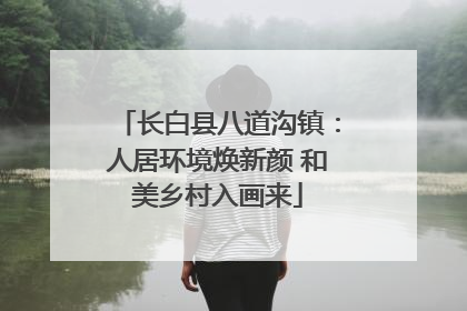 长白县八道沟镇：人居环境焕新颜 和美乡村入画来