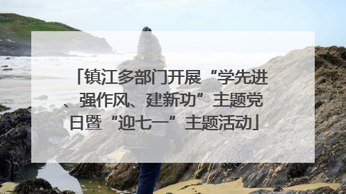 镇江多部门开展“学先进、强作风、建新功”主题党日暨“迎七一”主题活动
