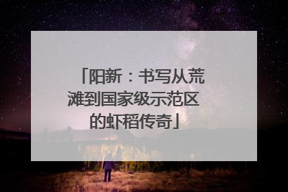 阳新：书写从荒滩到国家级示范区的虾稻传奇