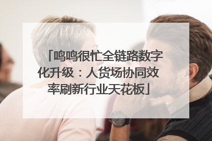 鸣鸣很忙全链路数字化升级：人货场协同效率刷新行业天花板