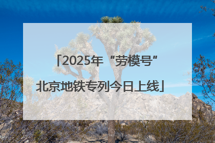 2025年“劳模号”北京地铁专列今日上线
