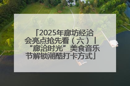 2025年廊坊经洽会亮点抢先看（六）丨“廊洽时光”美食音乐节解锁潮酷打卡方式