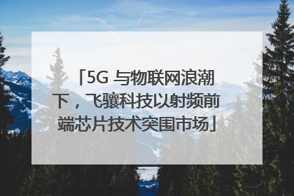 5G 与物联网浪潮下，飞骧科技以射频前端芯片技术突围市场